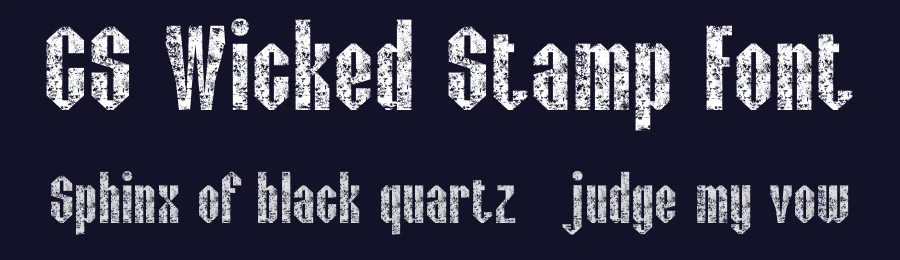 CS Wicked Stamp Font by craftsupplyco — Display Font — thumbnail 2