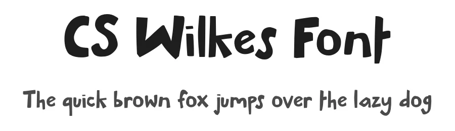 CS Wilkes Font by craftsupplyco — Display Font