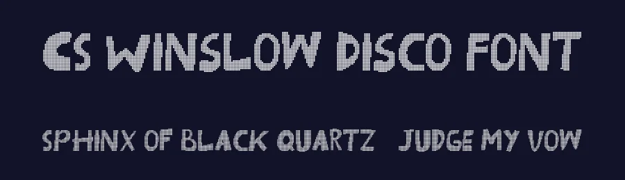 CS Winslow Disco Font by craftsupplyco — Display Font — thumbnail 2