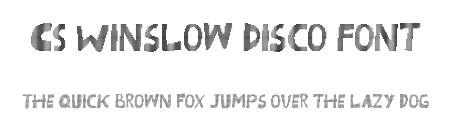 CS Winslow Disco Font by craftsupplyco — Display Font
