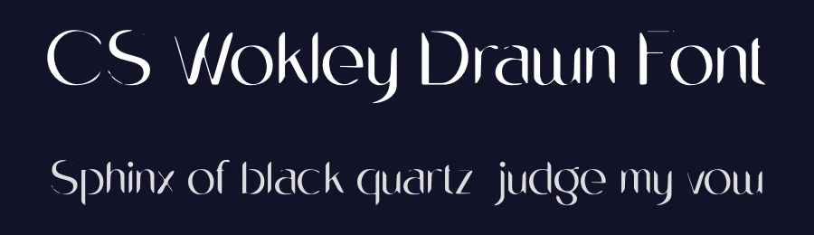 CS Wokley Drawn Font by craftsupplyco — Sans Serif Font — thumbnail 2