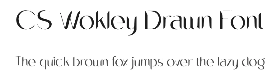 CS Wokley Drawn Font by craftsupplyco — Sans Serif Font