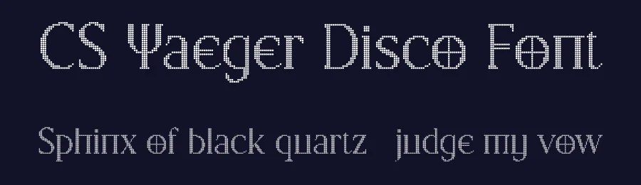 CS Yaeger Disco Font by craftsupplyco — Display Font — thumbnail 2