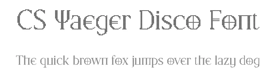 CS Yaeger Disco Font by craftsupplyco — Display Font
