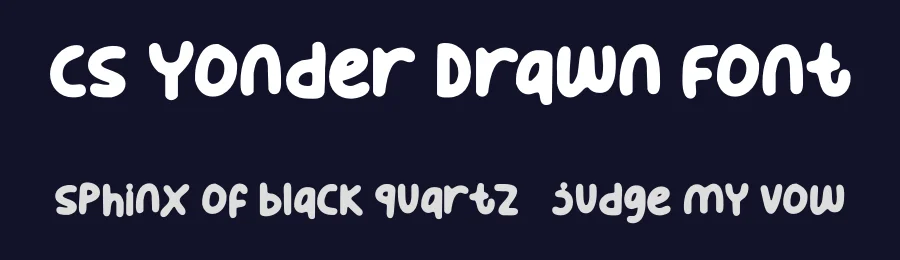 CS Yonder Drawn Font by craftsupplyco — Display Font — thumbnail 2