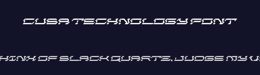 Cuba Technology Font by Nirmana Visual — Display Font — thumbnail 2