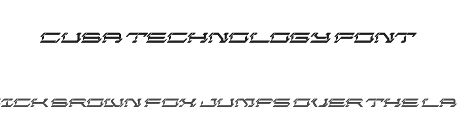 Cuba Technology Font by Nirmana Visual — Display Font