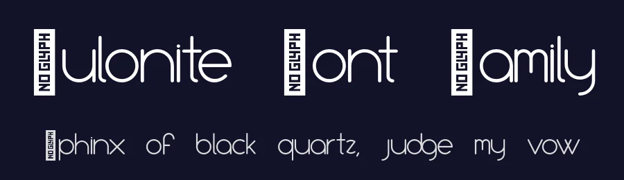 Culonite Font Family by athal.bertht — Display Font — thumbnail 2