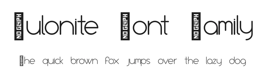 Culonite Font Family by athal.bertht — Display Font