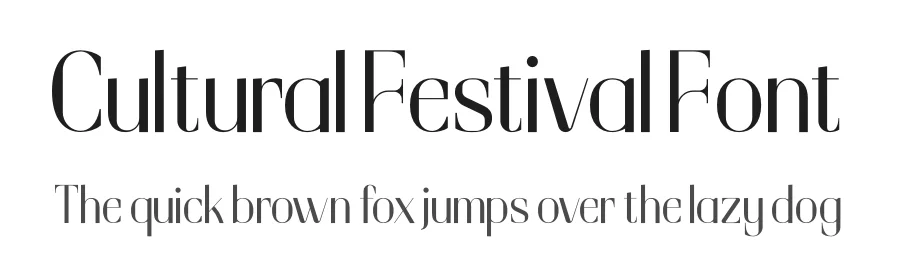Cultural Festival Font by timelesstype.co — Sans Serif Font