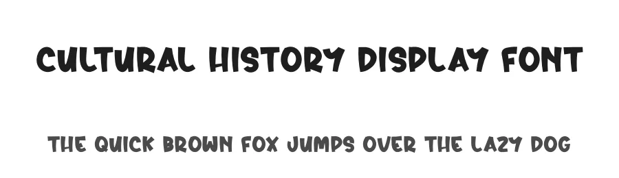Cultural History Display Font by creativeletter — Display Font