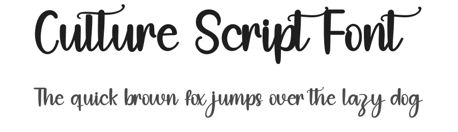 Culture Script Font by inermediaSTUDIO — Script Handwritten Font