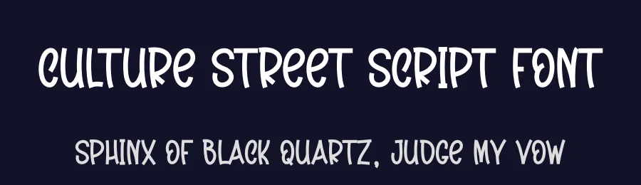 Culture Street Script Font by creativeletter — Display Font — thumbnail 2