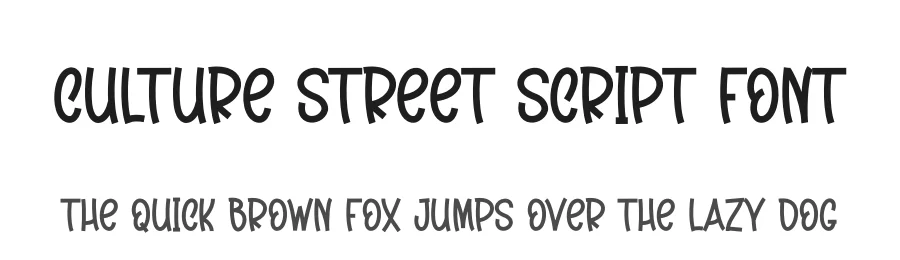 Culture Street Script Font by creativeletter — Display Font
