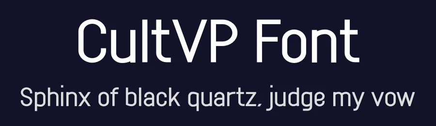 CultVP Font by vpcreativeshop — Sans Serif Font — thumbnail 2