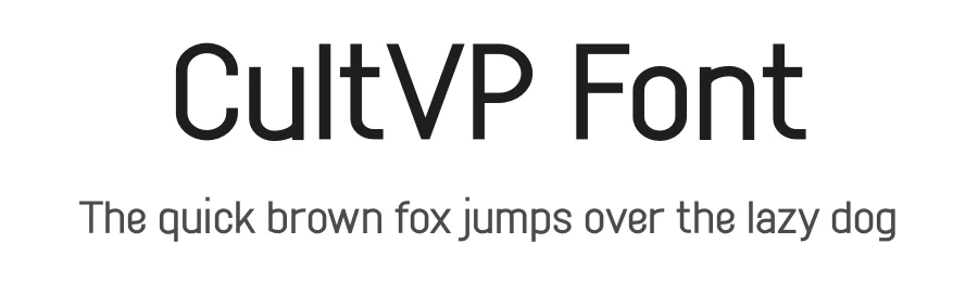 CultVP Font by vpcreativeshop — Sans Serif Font