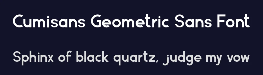 Cumisans Geometric Sans Font by Atasi Studio — Sans Serif Font — thumbnail 2