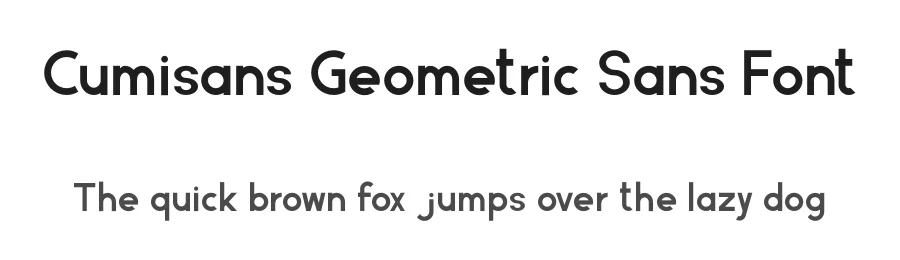 Cumisans Geometric Sans Font by Atasi Studio — Sans Serif Font