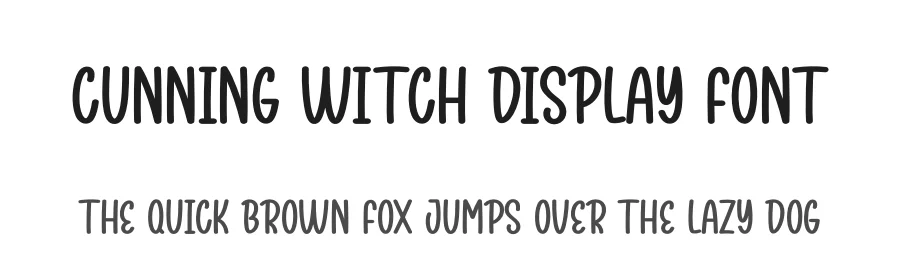 Cunning Witch Display Font by andikastudio — Display Font