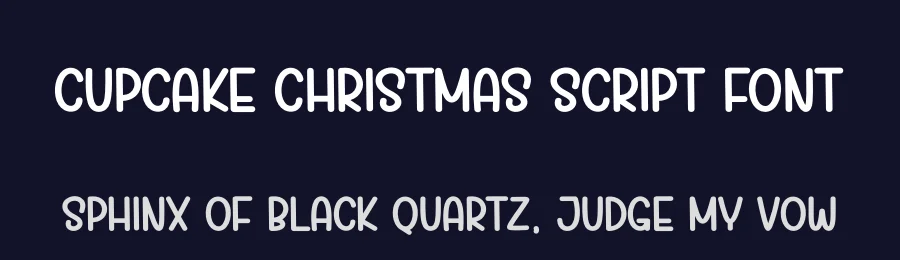 Cupcake Christmas Script Font by creativeletter — Display Font — thumbnail 2