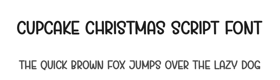 Cupcake Christmas Script Font by creativeletter — Display Font