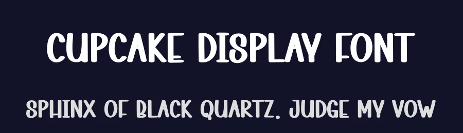 Cupcake Display Font by andikastudio — Display Font — thumbnail 2