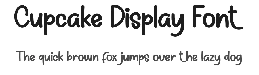 Cupcake Display Font by creativeletter — Display Font
