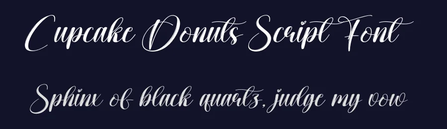 Cupcake Donuts Script Font by creativeletter — Script Handwritten Font — thumbnail 2