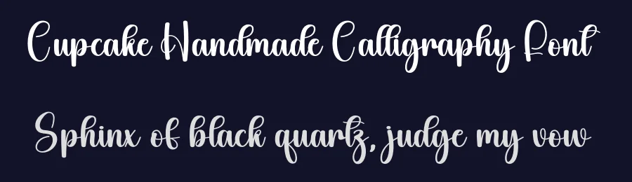 Cupcake Handmade Calligraphy Font by creativeletter — Script Handwritten Font — thumbnail 2