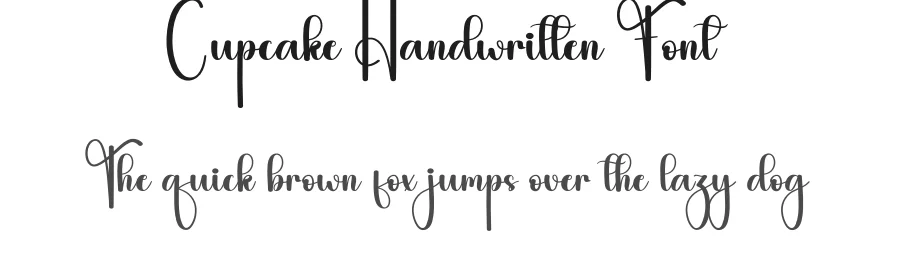 Cupcake Handwritten Font by andikastudio — Script Handwritten Font