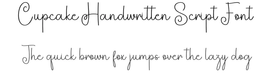 Cupcake Handwritten Script Font by andikastudio — Script Handwritten Font