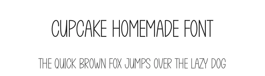 Cupcake Homemade Font by andikastudio — Display Font