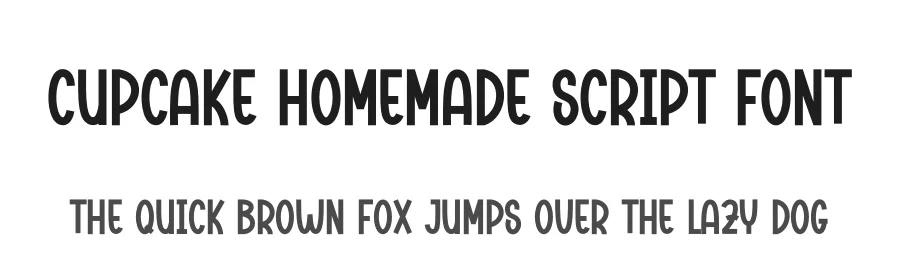 Cupcake Homemade Script Font by andikastudio — Display Font