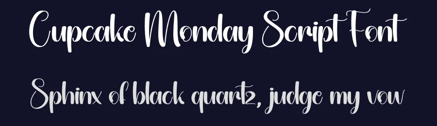 Cupcake Monday Script Font by andikastudio — Script Handwritten Font — thumbnail 2