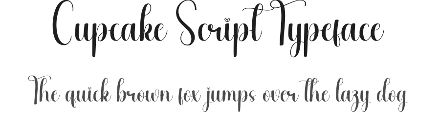 Cupcake Script Typeface by andikastudio — Script Handwritten Font