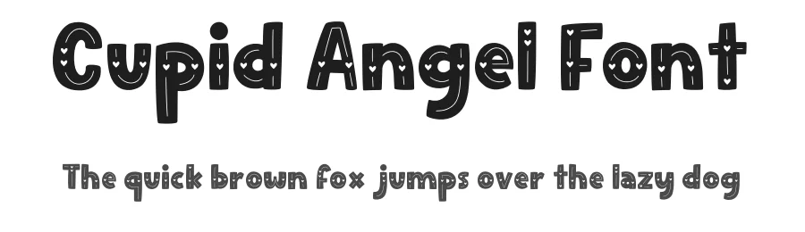 Cupid Angel Font by Mozatype Studio — Display Font
