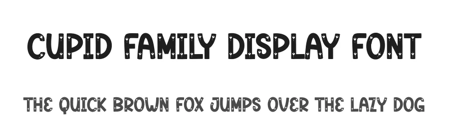 Cupid Family Display Font by andikastudio — Display Font