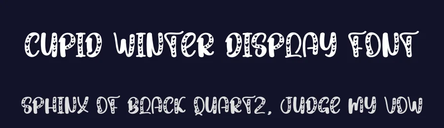 Cupid Winter Display Font by andikastudio — Display Font — thumbnail 2