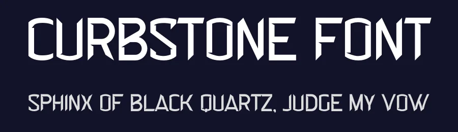 Curbstone Font by Mevricks Studio — Display Font — thumbnail 2