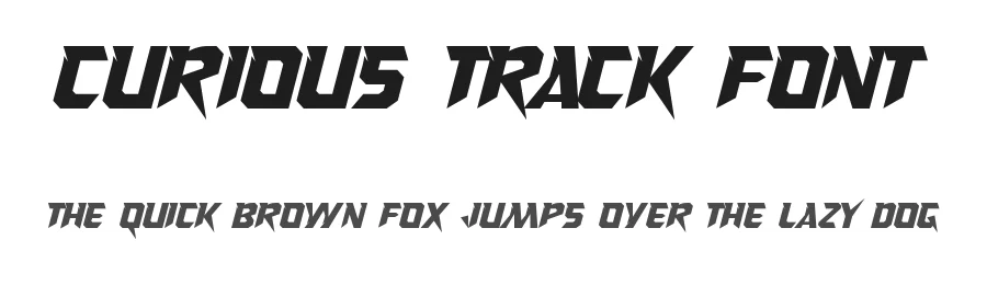 Curious Track Font by edricstudio — Display Font