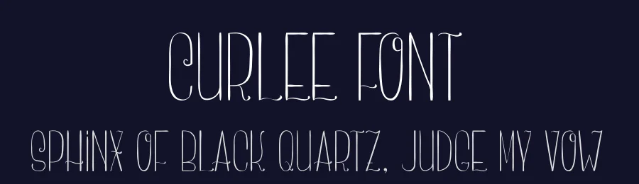 Curlee font by itypeface — Blackletter Font — thumbnail 2