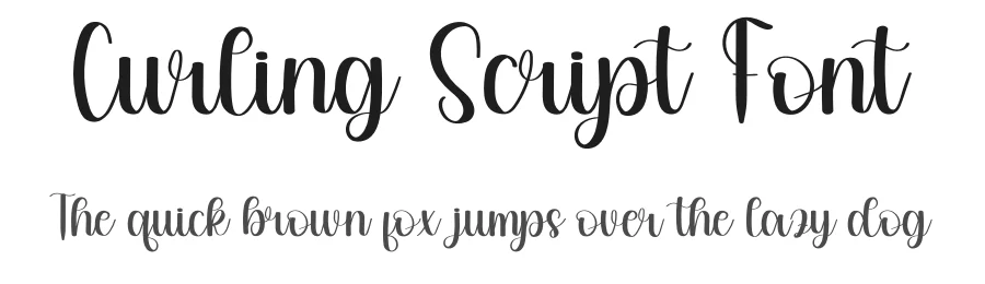 Curling Script Font by inermediaSTUDIO — Script Handwritten Font