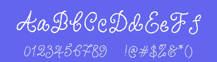 Curly Blush Font by Littlehand — Script Handwritten Font — thumbnail 3