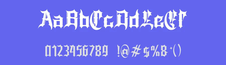 Curseyt Blackletter Font by Dhabee — Blackletter Font — thumbnail 3