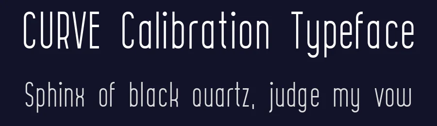 CURVE Calibration Typeface by Grayscale — Sans Serif Font — thumbnail 2