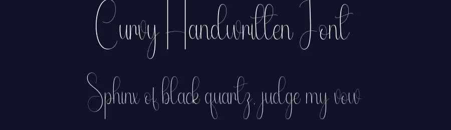 Curvy Handwritten Font by andikastudio — Script Handwritten Font — thumbnail 2