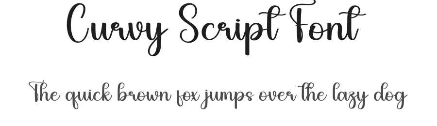 Curvy Script Font by andikastudio — Script Handwritten Font