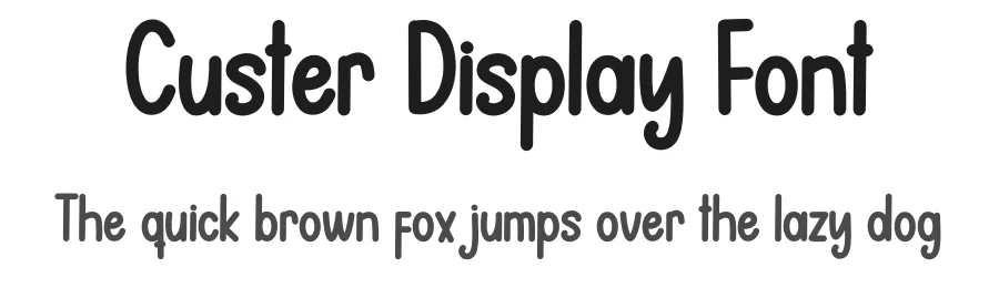 Custer Display Font by inermediaSTUDIO — Display Font