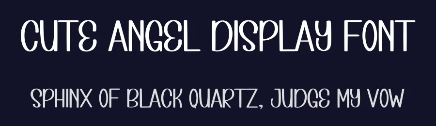 Cute Angel Display Font by inermediaSTUDIO — Display Font — thumbnail 2
