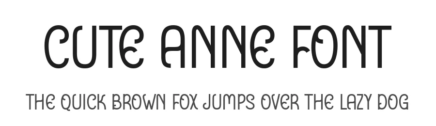 Cute Anne Font by Anto (7NTypes) — Display Font